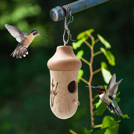 Houten Kolibriehuis - Cadeau voor Natuurliefhebbers