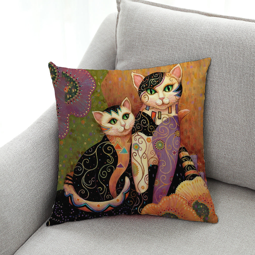 Kleo Cats door Marjorie Sarnat® Kussenhoezen - Opheffingsuitverkoop