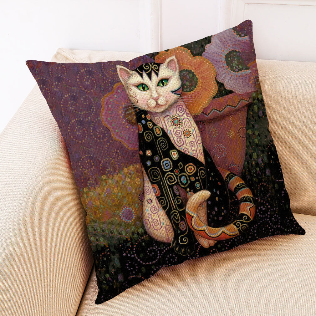 Kleo Cats door Marjorie Sarnat® Kussenhoezen - Opheffingsuitverkoop