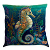 Sea Horse Art Cushion Covers